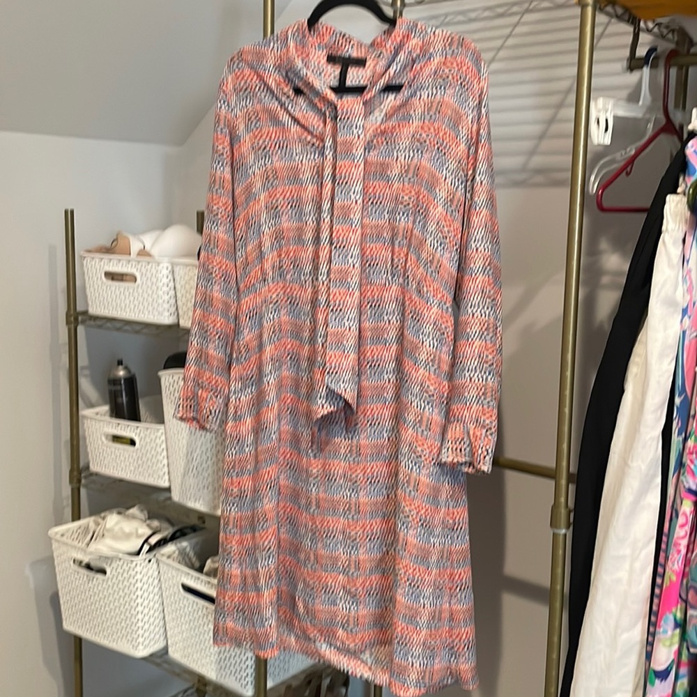 🩷Alicha Tie-Neck Plaid Dress - Picture 4 of 4